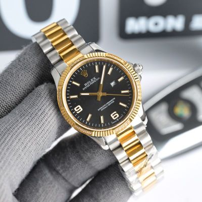 AR Factory Rolex Women 34mm 6T51 Movement 904L Steel TT President Band Watch
